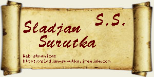 Slađan Surutka vizit kartica